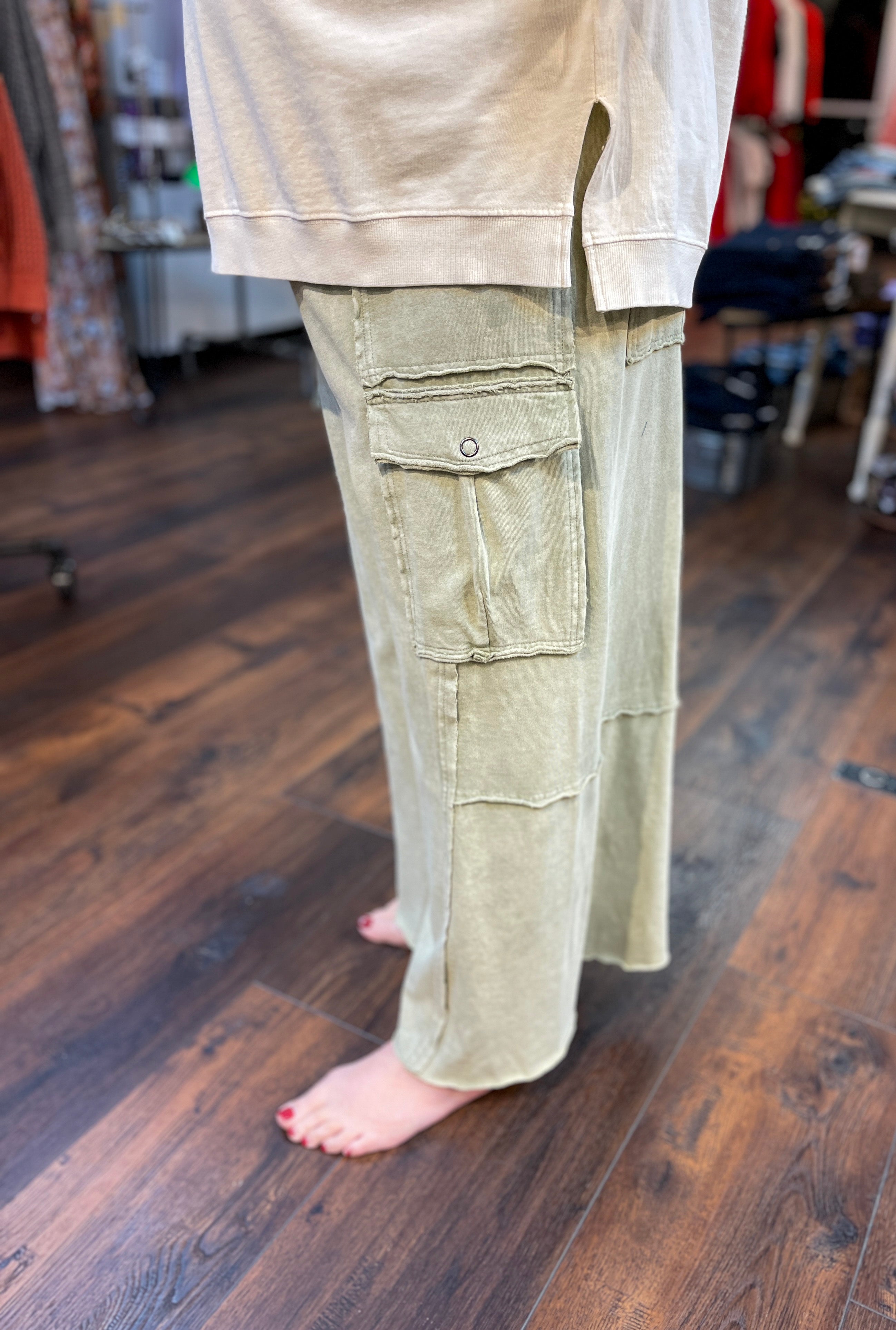 When The Going Gets Tough Pants - Olive