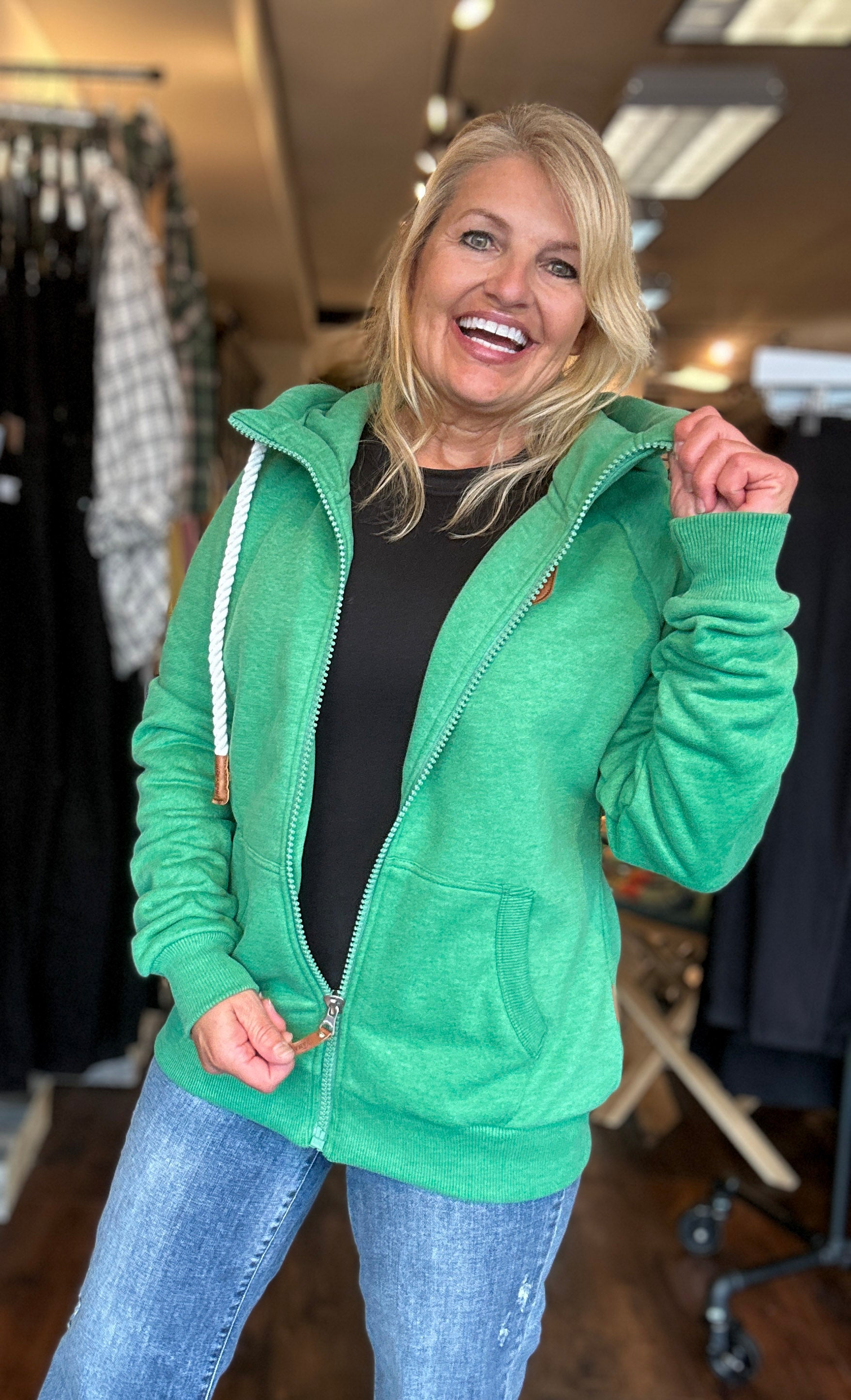 Fashion green roots hoodie