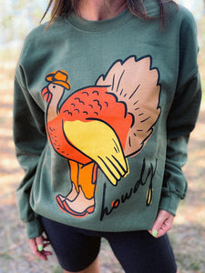 Howdy Turkey Sweatshirt