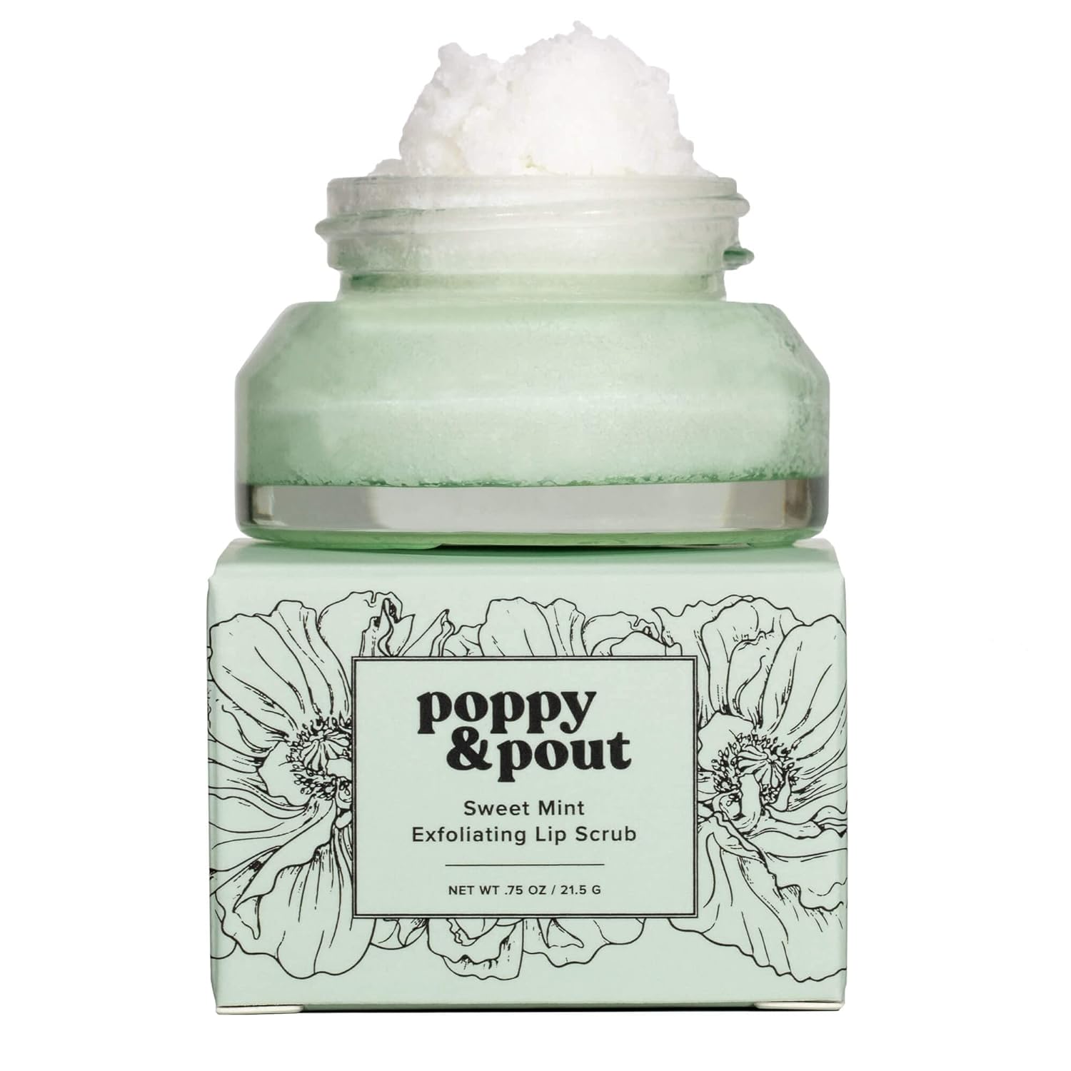 Poppy and Pout Lip Scrub - Sweet Mint