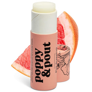 Poppy and Pout Lip Balm - Pink Grapefruit