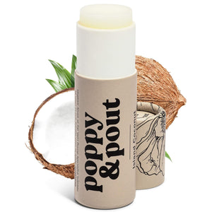 Poppy and Pout Lip Balm - Island Coconut