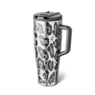 METALLIC LEOARD DRINKWARE