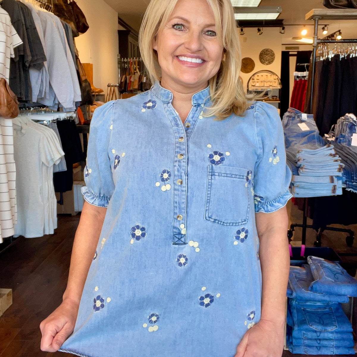 Rain Flowers Top – Roots and Ramble Boutique