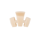 classic almond beige petite claw clip