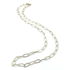14k Gold Filled Paperclip Large Links Necklace