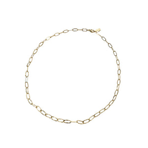 14k Gold Filled Paperclip Large Links Necklace
