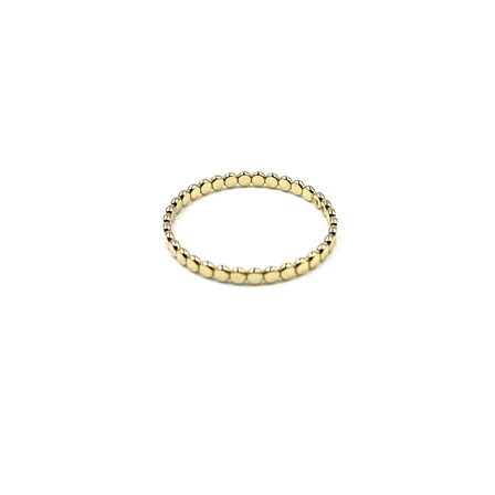 Resort Collection Gold Flat Pebble Ring