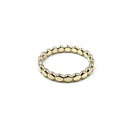 Resort Collection Gold Flat Rock Ring