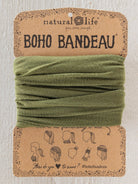 BOHO BANDEAU OLIVE ON BACKGROUND