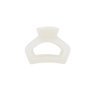 coconut white petite hair clip