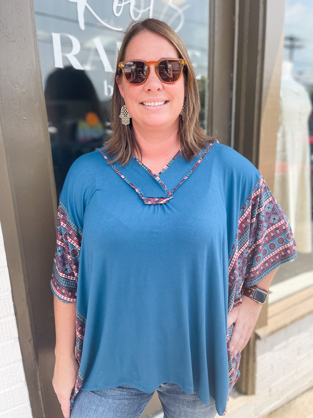 Blown Away Tunic - Teal